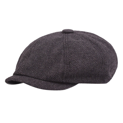 Fashion Gentleman Octagonal Cap